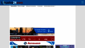 What Huelva24.com website looked like in 2021 (3 years ago)