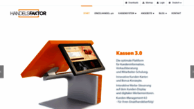 What Handelsfaktor.de website looked like in 2021 (3 years ago)
