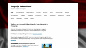 What Hongarijevakantieland.nl website looked like in 2021 (2 years ago)