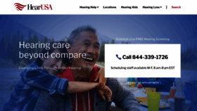 What Hearusa.com website looked like in 2021 (2 years ago)
