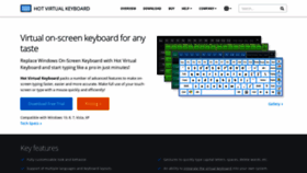 What Hotvirtualkeyboard.com website looked like in 2021 (3 years ago)