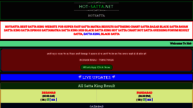 What Hot-satta.net website looked like in 2021 (2 years ago)