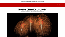 What Hobbychemicalsupply.com website looked like in 2021 (3 years ago)