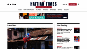 What Haitiantimes.com website looked like in 2021 (2 years ago)