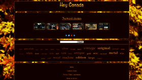 What Hey-canada.ca website looked like in 2021 (3 years ago)