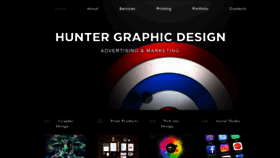 What Huntergraphicdesign.com.au website looked like in 2021 (2 years ago)