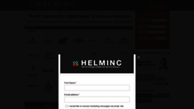 What Helminc.com website looked like in 2021 (2 years ago)
