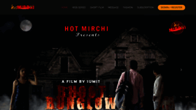 What Hotmirchi.in website looked like in 2021 (3 years ago)