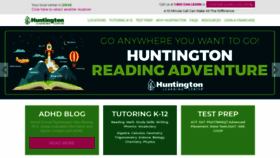 What Huntingtonlearning.com website looked like in 2021 (2 years ago)