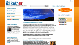 What Health911.com website looked like in 2021 (4 years ago)