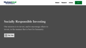 What Humankind.co website looked like in 2021 (2 years ago)