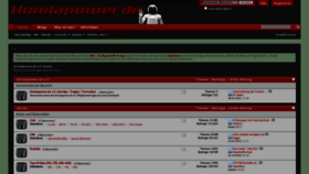 What Hondapower.de website looked like in 2021 (2 years ago)