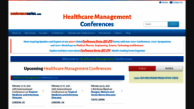 What Healthconferences.org website looked like in 2021 (2 years ago)