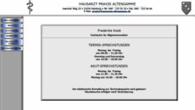 What Hausaerzte-altengamme.de website looked like in 2021 (2 years ago)