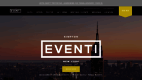 What Hoteleventi.com website looked like in 2021 (2 years ago)