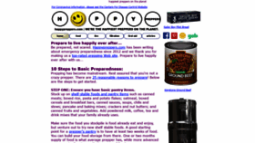 What Happypreppers.com website looked like in 2021 (2 years ago)