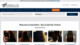 What Hairsellon.com website looked like in 2021 (2 years ago)