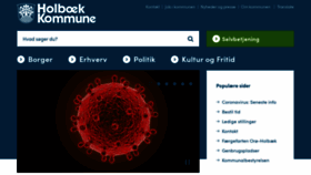 What Holbaek.dk website looked like in 2021 (2 years ago)