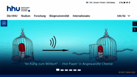 What Hhu.de website looked like in 2021 (2 years ago)