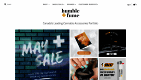 What Humbleandfume.com website looked like in 2021 (2 years ago)