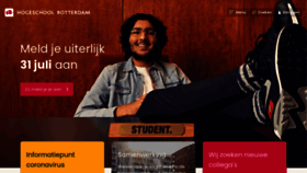 What Hogeschoolrotterdam.nl website looked like in 2021 (2 years ago)