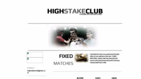 What Highstakeclub.com website looked like in 2021 (2 years ago)