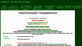 What Herbnet.com website looked like in 2021 (2 years ago)