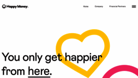 What Happymoney.com website looked like in 2021 (2 years ago)