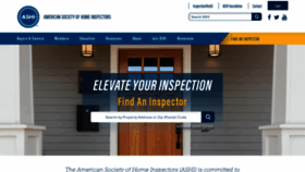 What Homeinspector.org website looked like in 2021 (2 years ago)