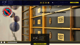 What Hotelcenit.com website looked like in 2021 (3 years ago)
