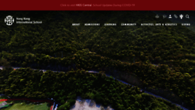 What Hkis.edu.hk website looked like in 2021 (2 years ago)