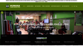 What Humana-spain.org website looked like in 2021 (2 years ago)