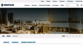 What Hydromatic.com website looked like in 2021 (2 years ago)