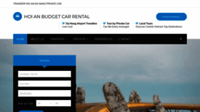 What Hoianbudgetcarrental.com website looked like in 2021 (2 years ago)