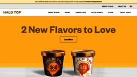 What Halotop.com website looked like in 2021 (2 years ago)