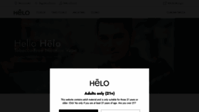What Helovape.com website looked like in 2021 (2 years ago)