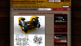 What Homemadetools.net website looked like in 2021 (4 years ago)