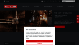 What Hensel-electric.de website looked like in 2021 (4 years ago)