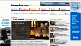 What Homesolute.com website looked like in 2021 (2 years ago)
