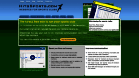 What Hitssports.com website looked like in 2021 (2 years ago)