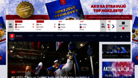 What Hockeyslovakia.sk website looked like in 2021 (2 years ago)