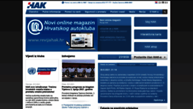 What Hak.hr website looked like in 2021 (2 years ago)