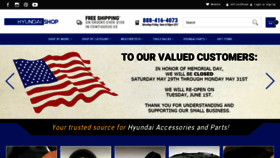 What Hyundaishop.com website looked like in 2021 (2 years ago)