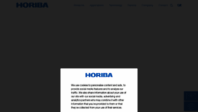 What Horiba.com website looked like in 2021 (2 years ago)