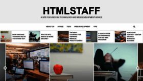 What Htmlstaff.org website looked like in 2021 (2 years ago)