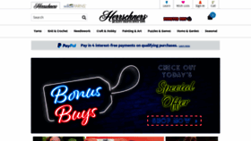 What Herrschners.com website looked like in 2021 (2 years ago)
