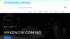 What Hykenow.com.ng website looked like in 2021 (4 years ago)