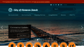 What Hermosabch.org website looked like in 2021 (2 years ago)