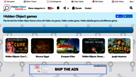 What Hiddenobjectgames.com website looked like in 2021 (2 years ago)