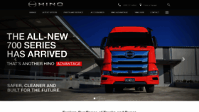 What Hino.com.au website looked like in 2021 (2 years ago)